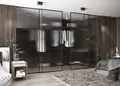 indoor sliding doors in a bedroom