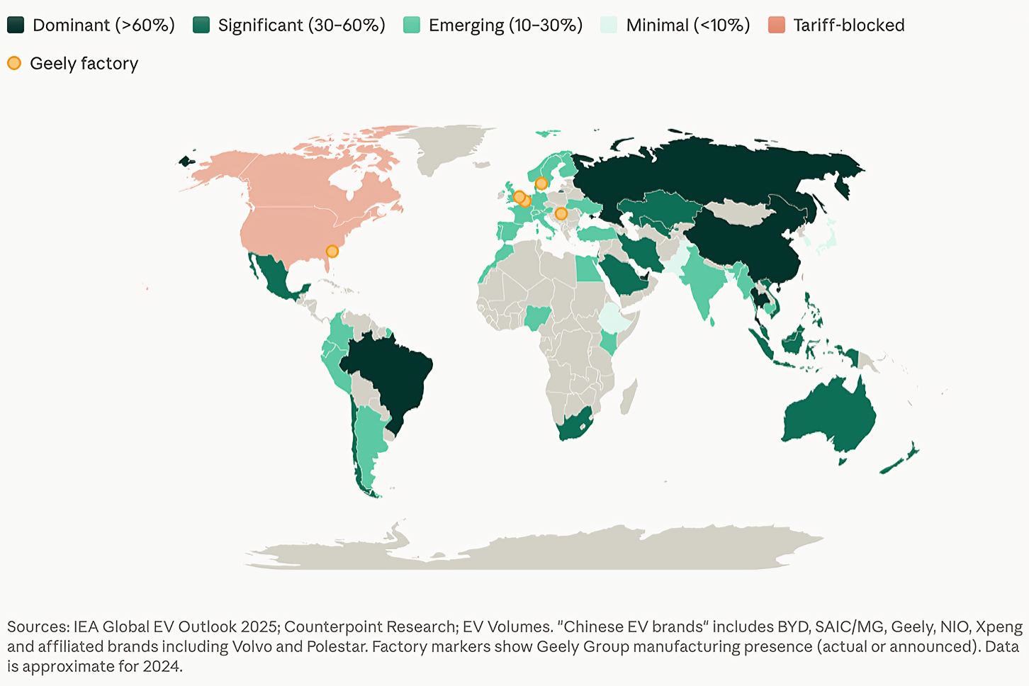 Mapping the Chinese overtake of the EV market