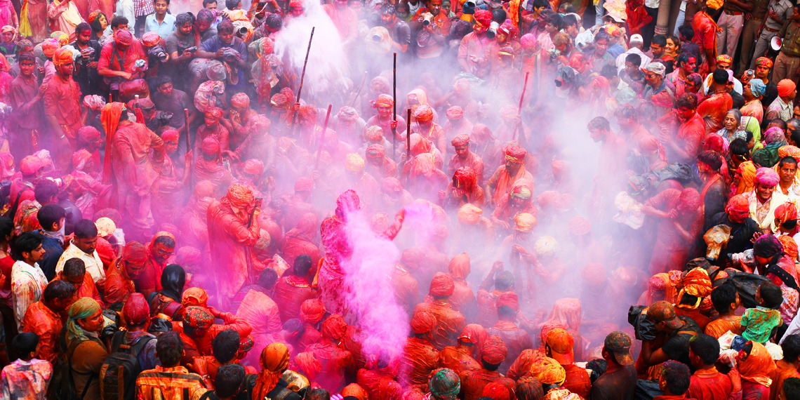 Barsana Holi Festival in India