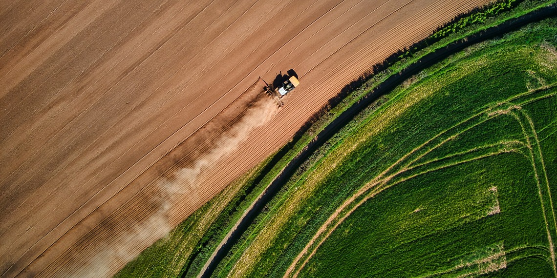 ESG news regarding Britain's new farming strategy, EU sustainable finance reforms, Stegra's €1.4 billion financing round for green steel, and China's 2030 non-fossil energy targets.