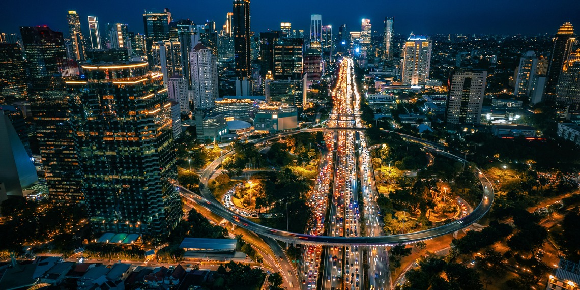 Simpang Susun Semanggi Jakarta, Indonesia