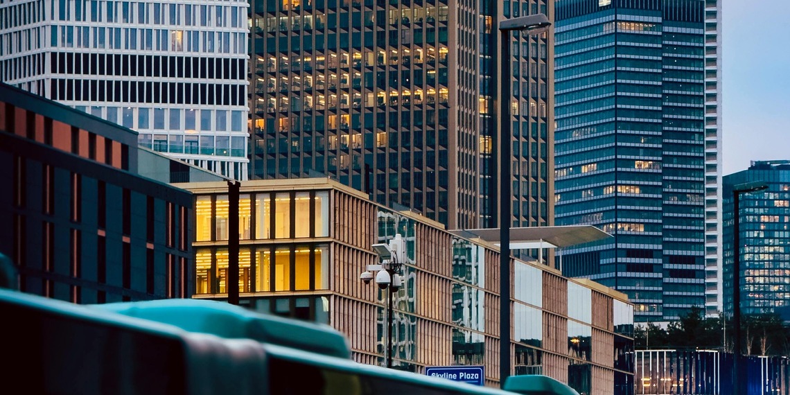 Skyscrapers in Frankfurt, Germany