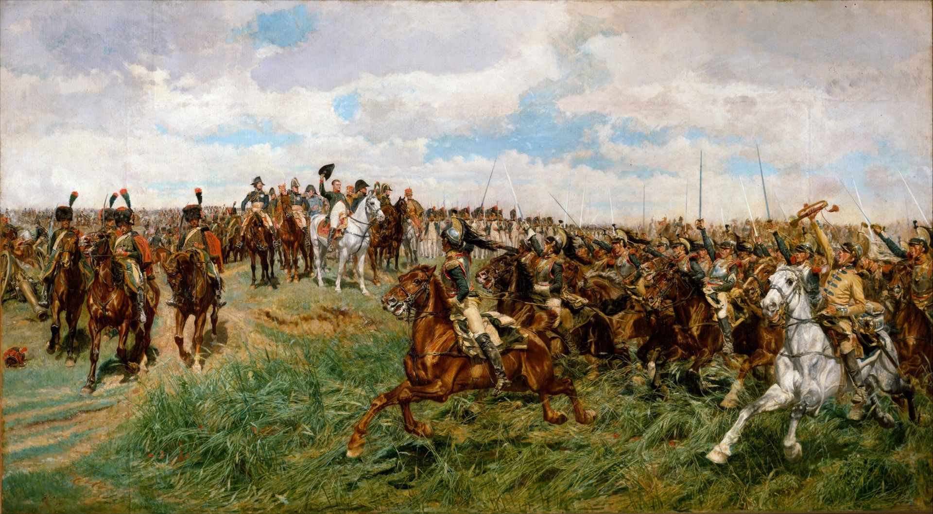 Painting by Ernest Meissonier