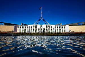 A picture of the Australian Parliament. 