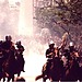 Police intervene during the December 2001 riots in Argentina