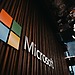A picture of Microsoft Office on a wooden logo.