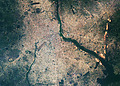 Satellite image of Benin City in Nigeria.