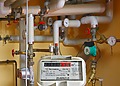 A metered Gas Boiler