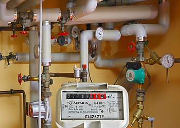 A metered Gas Boiler