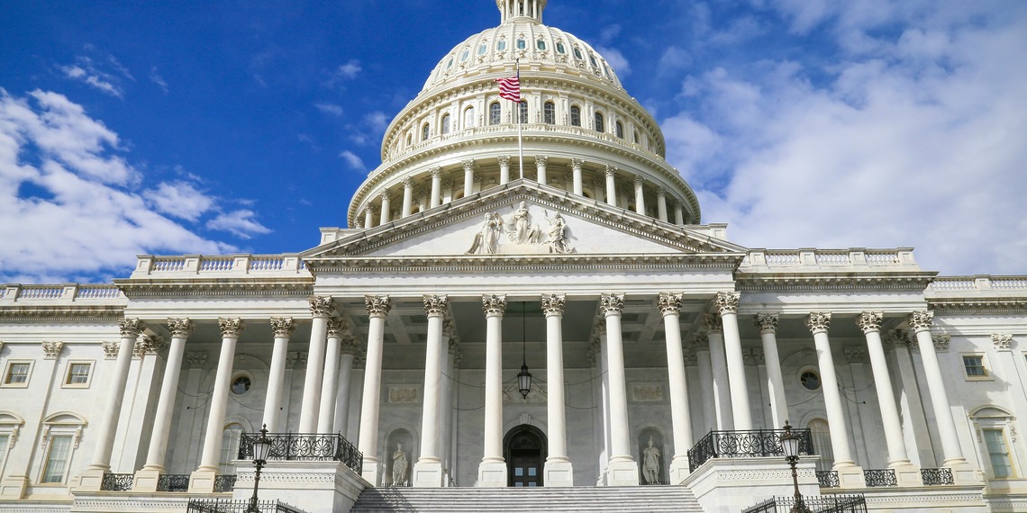 A photo of the US Capitol Building in Washington DC