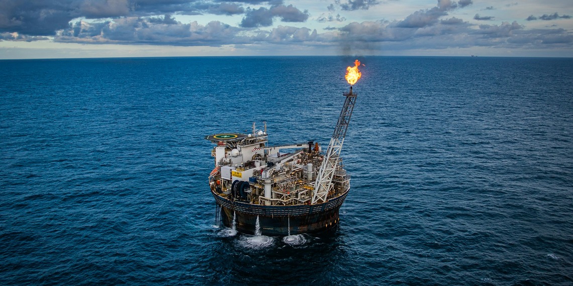 A picture of an Oil and Gas Plant in the North Sea