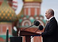 Russian military personnel during the 2026 Victory Day parade in Moscow