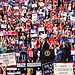 U.S. President Donald Trump at his Make America Great Again rally in Springfield
