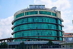 The African Development Bank building in Nigeria.