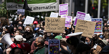 Campaign Against Racism and Fascism protest in Melbourne