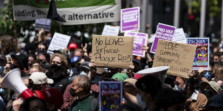 Campaign Against Racism and Fascism protest in Melbourne