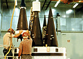 W78 warheads inside Mk12A RVs on a Peacekeeper bus at Vandenberg AFB in 1983.