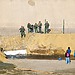 Migrants near the U.S.-Mexico border in Tijuana
