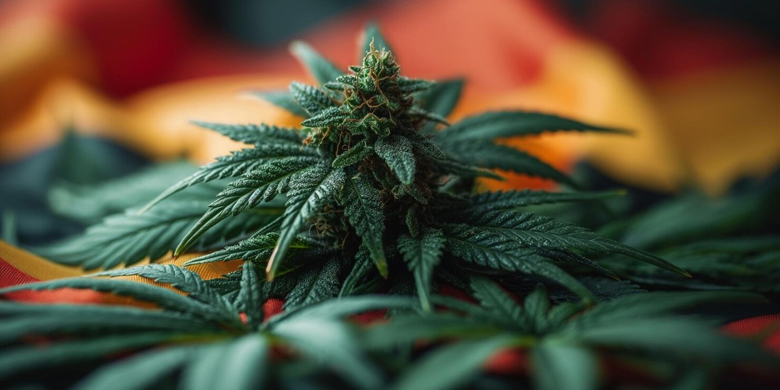 AI-generated cannabis-themed illustration