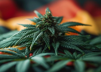 AI-generated cannabis-themed illustration
