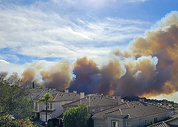 Community affected by active California Wildfires