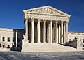 A shot of the US Supreme Court main building