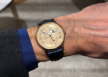 Breguet Classique Phase de Lune watch in 18-karat gold